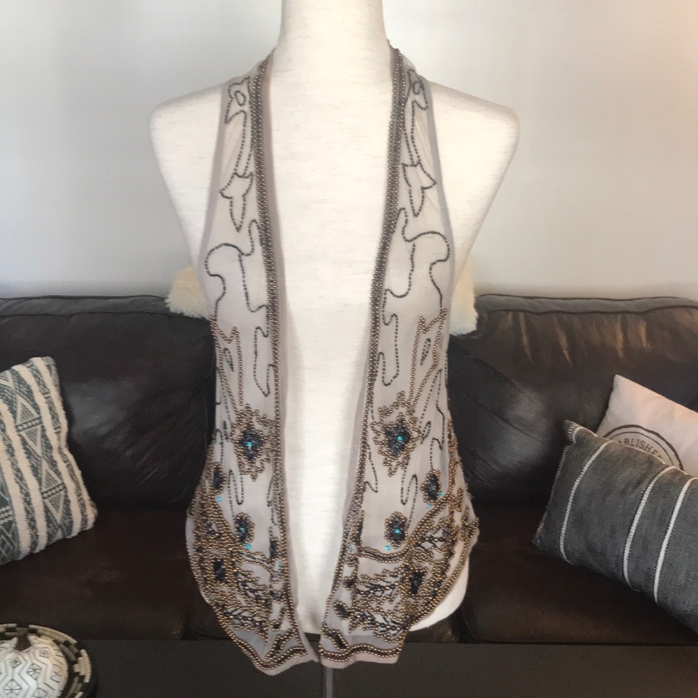 Beautiful beaded vest